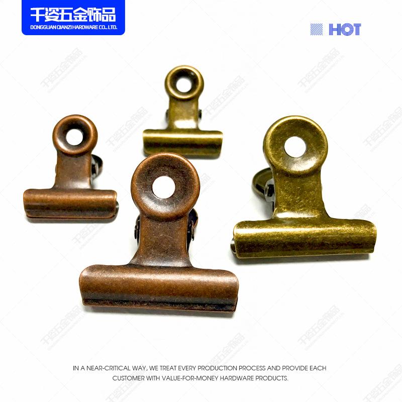 红古铜圆形夹主图04