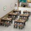 Mesa de comedor mesa de comedor y sillas mesa y silla para restaurante comercial combinación mesa y silla para desayuno hogar simple rectangular mesa de bar de snacks comedor
