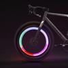 Válvula de bicicleta luz pneu válvula núcleo luz mountain bike hot wheel bicicleta infantil colorido aviso atmosfera luz