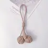 Novo Pingente Bola de Neve Estilo Coreano Bola Tecida à Mão Versátil Acessórios para Bolsa Feminina Venda por Atacado Decoração para Pendurar no Carro Charme de Bolsa de Alta Qualidade