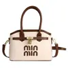Bolsa Feminina 2025 Outono/Inverno Nova Bolsa de Mão Color Block Estilosa Bolsa de Ombro Patchwork Tendência Bolsa Transversal Simples Versátil