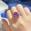 6 Cristal Artificial Francês Trabalho Pesado Pedra Colorida Zircônio Estilo Vintage Italiano Anel Paraíba Banda Ornamentos Pedra Solta