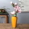 Vaso de cerâmica Jingdezhen de 32 cm de altura modelo suave para casa sala quarto hotel novo vaso chinês ornamentos de flores secas flor