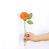 Flores Artificiales Crisantemo de 3 Cabezas Crisantemo de Tenis de Mesa Decoración para Sala de Estar Comedor Bar Accesorios para Fotografía Arreglo de Escena Arreglo de Flores de Pie
