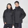 Chaqueta de montaña para mujer chaqueta tres en uno para hombre para exteriores impermeable con forro desmontable senderismo camping chaqueta transpirable