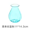 Garrafa de Vidro Transparente Recipiente para Planta Hidropônica Vaso de Flor Verde Flor Seca Arranjo de Flores Enfeites de Sala de Estar Vaso de Flores Decorativo