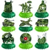 Ornamento Decorativo Colmeia Tema Fogo Novo Produto Transfronteiriço Decoração de Festa de Aniversário Arranjo de Ornamentos de Colmeia para Mesa