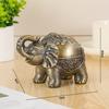 [fabricante] cenicero esférico de aleación de zinc con elefante tranquilo contenido práctico elegante cenicero para el hogar creativo