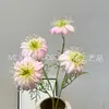 Flor artificial rosa flor de boda diseño de sala de bodas guía de flores para el camino flor interior flor de seda flor artificial exhibición en jarrón fila de flores