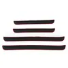Tira protectora para estribo de puerta de coche anti-paso anti-arañazos pedal de modificación universal tira decorativa lateral de puerta tira de parachoques de marco de puerta