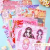 Livro de Fantasia Menina da Lua de Madeira Livro de Fantasia de Princesa com Adesivos Diário Criativo para Menina Decoração com Adesivos Criativos