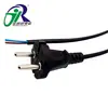 Cable de alimentación de calibre europeo certificado VDE Enchufe de herramienta VDE Cable de 0,5/0,75 mm² Enchufe de calibre europeo con cola de pin
