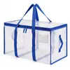 La bolsa de almacenamiento tejida más vendida de Amazon, de gran capacidad, engrosada, impermeable y a prueba de polvo, bolsa transparente para mudanza y embalaje para almacenamiento