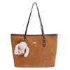 Bolso Grande de Capacidad para Mujer, de Alta Gama, Moderno, Versátil Bolso de Hombro, Bolso Tote Casual para el Trabajo, Bolso Tote Pequeño Sencillo