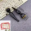 Versión Mejorada del Stick para Ojos de Sándalo Púrpura Ojo de Cuerno Zhuque Sanzhe y Palo Relajante para Puntos de Acupuntura de Ojos de Flor de Loto