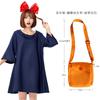 Exportado para o Japão pequena bruxa Qiqi roupa de cosplay adulto simples japonês Halloween roupa de bruxa