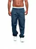 Fornecimento Exclusivo Transfronteiriço para Amazon 2026 Calças de Trabalho Casuais Masculinas Largas de Perna Reta, Calças Casuais Modernas e Versáteis