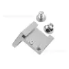 Zapata fría en forma de L con zapata fría vertical para micro-single, base para luz de relleno, adaptador de metal de conversión para monitor, tornillo puede ser lateral 1/4