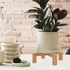 Estante de Flores de Madera Estilo Nórdico, Maceta Pequeña Versátil