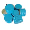 Botella de líquido oral azul claro sin impresión tapa de aluminio antirrobo tapa de rosca de boca 28 puede producir tapa de botella de aluminio tapa de botella de producto para el cuidado de la salud