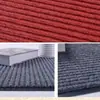 Alfombra de PVC con Doble Raya para Pasillo de Hotel, Habitación, Absorbente de Agua, Antideslizante, Felpudo de Bienvenida para Entrada, Felpudo de Piso