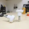 Tornillos de Cabeza de Plástico de Nylon Blanca Ecológica de 19 mm-M5 Tornillos de Mango Tornillos de Perilla