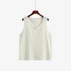 Top sin mangas de cuello redondo para mujer, Ropa interior de punto para mujer, Chaleco de punto para otoño 2026 Tallas Grandes, Camisola 22831, Chaleco Talla Grande