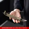 Queimador de Incenso para Uso Doméstico, Queimador de Agarwood e Sândalo, Ornamento Criativo de Barco para Cerimônia do Chá, Queimador de Aromaterapia, Suporte de Incenso, Suporte de Incenso para Mesa, Base para Incenso