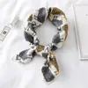 Moda Coreana 2020 Bufanda Pequeña Estampada de Seda Bufanda Cuadrada Pequeña Bufanda Decorativa Profesional para Mujer