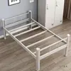 Cama de Ferro de Camada Única Cama de Solteiro Dormitório de Estudantes e Funcionários Cama com Estrutura de Ferro Cama de Casal 1,35m Beliche de Ferro