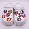 Nova Bandeira Nacional Donut Sapato Flor Criativo Desenho Animado Transfronteiriço PVC Acessórios para Sapatos Tamancos de Alta Qualidade Acessórios