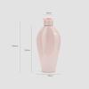 Botella de champú con fragancia de forma especial de 300 ml, polvo de perla, botella abatible para ducha, botella de leche corporal para bebé