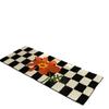 Alfombra de Piso a Cuadros Flocada al por Mayor Transfronteriza para Hogar, Dormitorio, Manta Fresca de Cabecera, Cobertura Completa, Gruesa, Antideslizante para Baño