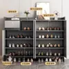 Novo armário de sapatos modelo 2026 para uso doméstico, adequado para entradas, corredores e apartamentos de aluguel; feito de madeira maciça