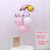 Mesa globo flotante luminoso globo infantil árbol ventosa columna de suelo soporte suelo Camino plomo guardería escuela decoración flotante