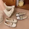 Zapatos Mary Jane estilo francés para mujer, nueva colección otoño 2026, versátiles para usar con vestidos, ligeros, elegantes y con diseño de punta poco profunda