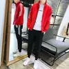 Novo terno masculino outono 2024 moda coreana terno cardigã bonito duas peças jovem uma geração de cabelo