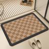 Tapetes de Chão para Banheiro, Tapetes para Porta de Entrada, Tapetes para Porta de Entrada, Tapetes Absorventes Antiderrapantes para Vaso Sanitário, Tapetes para Banheiro Doméstico