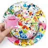 50 Piezas de Pegatinas de Anime Japonés Pokemon Pegatinas Decorativas Impermeables de Dibujos Animados Pokemon de Gran Venta para Bricolaje