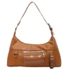 Colección nueva de primavera/verano transfronteriza: nicho, diseño original, lona encerada retro, bloques de color de lunares, bolso de hombro/bolso cruzado/bolso de brazo versátil
