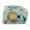 Gorro de quirófano estampado gorro de flores de enfermera gorro de doctora gorro con hebilla para uñas departamento dental gorro de enfermera UCI