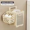 Cesta de roupas sujas Cesta de roupa suja dobrável para uso doméstico Pendurado na parede Vaso sanitário Banheiro Rack de armazenamento de artefatos para roupas sujas