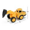 Escavadeira deslizante liga carro modelo transfronteiriço crianças brinquedo carro simulação mini construção engenharia carro menino