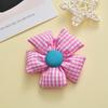 Flor colorida de tecido all-match roupas corsage malha broche de pelúcia cinco pétalas acessórios de cabelo girassol atacado