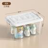 Caja de Almacenamiento Transparente Extra Grande Caja de Almacenamiento de Ropa para Dormitorio Juguetes Domésticos Escritorio Ropa Caja de Almacenamiento de Plástico Venta al por Mayor