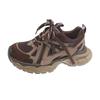 Zapatillas Deportivas Chunky Europeas para Mujer Otoño 2025 Nuevas Versátiles Transpirables de Malla Ligeras que Aumentan la Altura Casuales