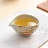Taza de Feria de Perro de la Fortuna Linda Divisor de Té Individual Cerámica Hogareño Taza Uniforme Juego de Té Accesorios para Ceremonia del Té