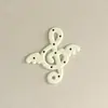 Novos acessórios musicais coloridos com asas feitos à mão para presilhas de cabelo DIY, acessórios de cabeça, pingentes, materiais decorativos, acessórios de flor para sapatos