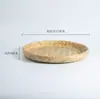 Plato para arroz pegajoso de mango tejido con bambú del sudeste asiático, plato de cena estilo tailandés, bandeja para comida tailandesa, plato vintage de estilo Dai para pasteles tailandeses