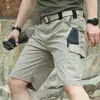 2026 Aliexpress Verano Pantalones Deportivos Tácticos de Múltiples Bolsillos para Hombre Estilo Commuter Pantalones Cortos de Trabajo Rectos en Stock